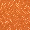 Outlet 🎉 Tangerine & White Polka Dot Cotton Calico Fabric 💯