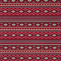 Top 10 🌟 Red Southwest Striped Cotton Calico Fabric 🌟